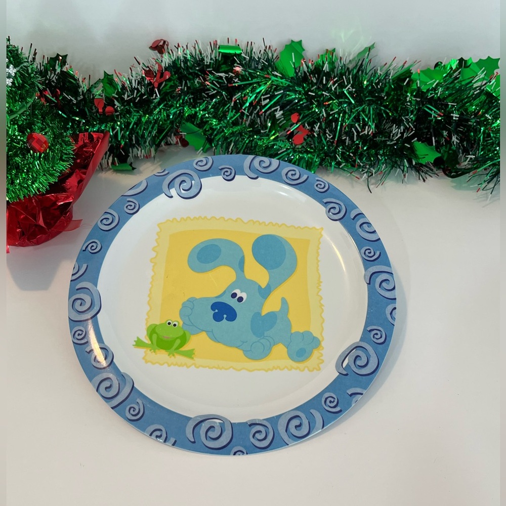 Vintage 2001 Blue's Clues Melamine Children’s Plate